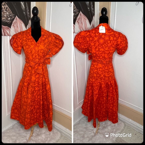 LHD Floral Midi Drees - Picture 3 of 16